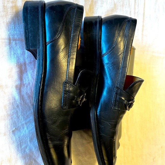 Men’s Cole Haan Black Leather Dress Loafers - Picture 2 of 8